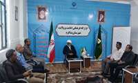 دیدار سرپرست شبکه بهداشت و درمان بشاگرد با امام جمعه این شهرستان به مناسبت هفته سلامت 