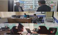 بازدید از روند خدمت رسانی در مراکز خدمات جامع سلامت توسط کارشناسان شبکه بهداشت بشاگرد